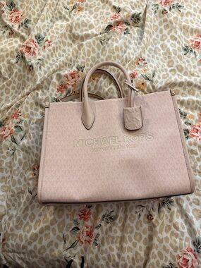 MICHAEL KORS Blush Pink Signature Tote